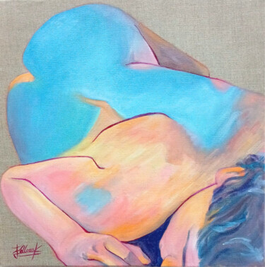 "Étreinte Chromatiqu…" başlıklı Tablo Eric Pelleau tarafından, Orijinal sanat, Petrol