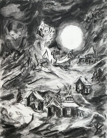 "The woman in charge…" başlıklı Resim Victoria General tarafından, Orijinal sanat, Karakalem