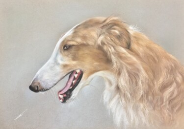 "Hunter dog." başlıklı Resim Irene_art tarafından, Orijinal sanat, Pastel