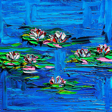 Impasto Water Lilies