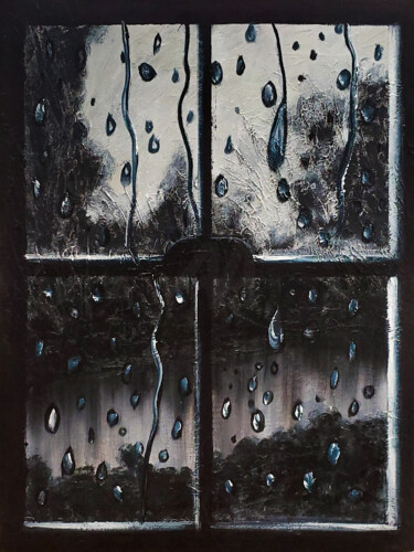 Monochrome Rain Window