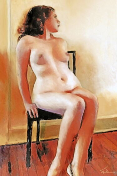 "Augusta In a Wooden…" başlıklı Dijital Sanat Van Evan Fuller tarafından, Orijinal sanat, Dijital Resim