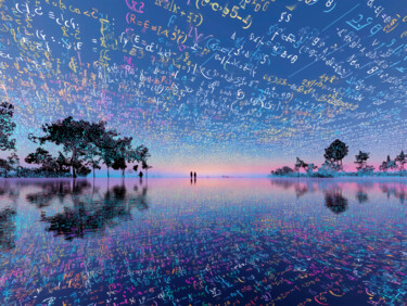 "Formula sky" başlıklı Dijital Sanat Thomas Thomopoulos tarafından, Orijinal sanat, AI tarafından oluşturulan görüntü