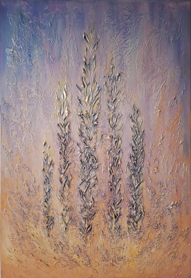 "Grouth" başlıklı Tablo Elena Russkikh tarafından, Orijinal sanat, Akrilik Ahşap Sedye çerçevesi üzerine monte edilmiş