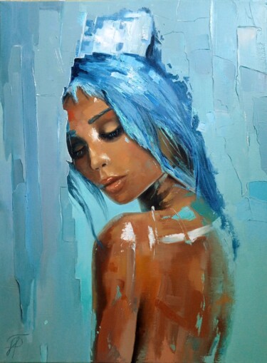 "Calmness" başlıklı Tablo Julianna Tulinova tarafından, Orijinal sanat, Petrol