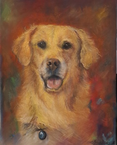 "Quem me chamou?" başlıklı Tablo Cláudia Barata tarafından, Orijinal sanat, Pastel