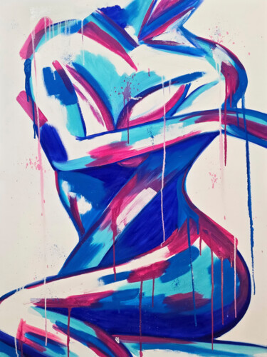 Abstract Blue Nude
