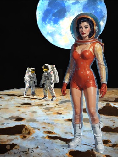 Pin-up Astronaute