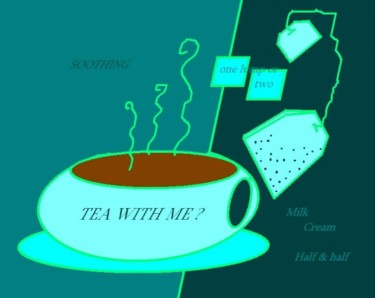Digital Arts titled "t with me" by Connie M., Original Artwork, Digital Painting