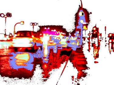 Arte digitale intitolato "Dissolvenze in bian…" da Lino Strangis, Opera d'arte originale