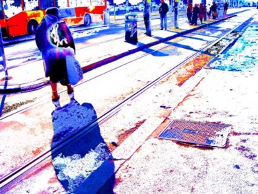 Arte digitale intitolato "Dissolvenze in bian…" da Lino Strangis, Opera d'arte originale