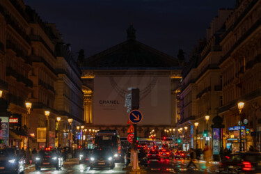 Avenue de l'Opéra de nuit