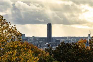 Lumière d'automne sur la tour Montparnasse