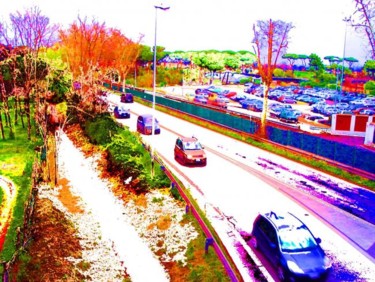 Arte digitale intitolato "Dissolvenze in bian…" da Lino Strangis, Opera d'arte originale