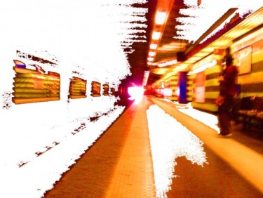 Arte digitale intitolato "Dissolvenze in bian…" da Lino Strangis, Opera d'arte originale