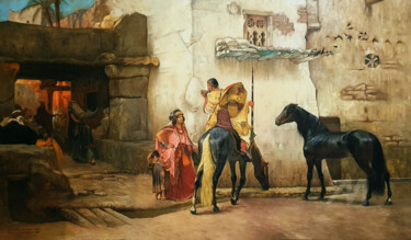 Street in Algeria in 1800's (Reproduced)