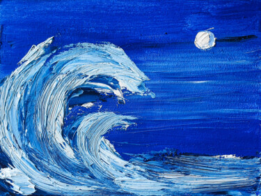 Blue Wave Impasto