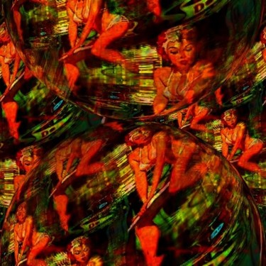 Arts numériques intitulée "Flippy Canicule" par Happy House, Œuvre d'art originale