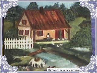 Pintura titulada "sunday afternooon i…" por Auracelie Wall, Obra de arte original