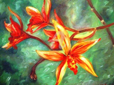 expo_orchidaOes_et_marines_Daniel_030.jpg Peinture intitulée "expo_orchidaOes_et_…" par Daniel Bahuaud, Œuvre d'art originale