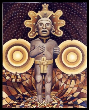 Peinture intitulée "" poussiere d'etoil…" par Hector Toro, Œuvre d'art originale, Autre