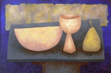 Pintura titulada "crtecheu di ceu" por Juan Sacristan, Obra de arte original, Oleo
