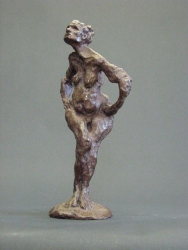 Painting titled "Aged Beauty (fs32)" by Richard Herr, Original Artwork