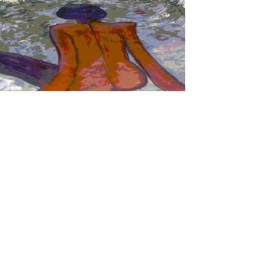 Peinture intitulée "femmes aux baisers" par Maevy, Œuvre d'art originale, Huile