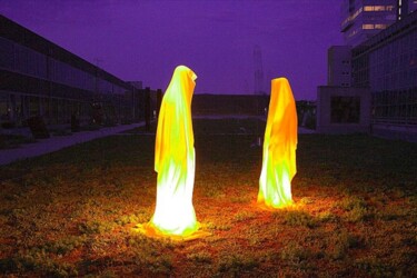 Malerei mit dem Titel "Lischtskulptur…" von Manfred Kielnhofer, Original-Kunstwerk