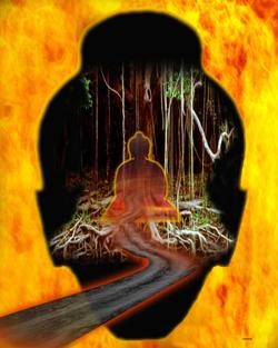 Digital Arts titled "budha6" by Manu Singh, Original Artwork