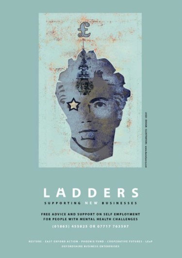 Drawing titled "Ladders Poster" by Daniel Perry, Original Artwork