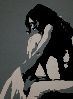 Schilderij getiteld "Waiting for you" door Steve Haes, Origineel Kunstwerk, Olie