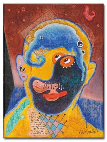 Peinture intitulée "TROMPERIE" par Jean-Luc Osswald, Œuvre d'art originale, Acrylique