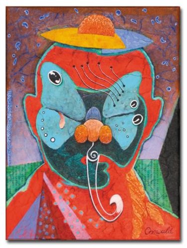 Peinture intitulée "FÊTARD" par Jean-Luc Osswald, Œuvre d'art originale, Acrylique