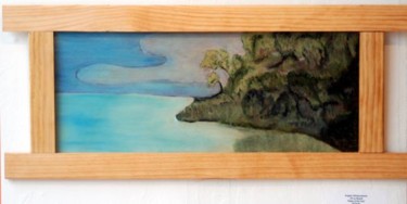 Painting titled "edge of the day" by Angelo Di Pietrantonio, Original Artwork