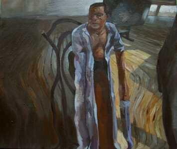 Painting titled "en été" by Mathieu Weemaels, Original Artwork