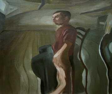 Painting titled "vertige" by Mathieu Weemaels, Original Artwork