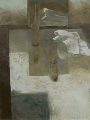 Painting titled "grand miroir" by Mathieu Weemaels, Original Artwork