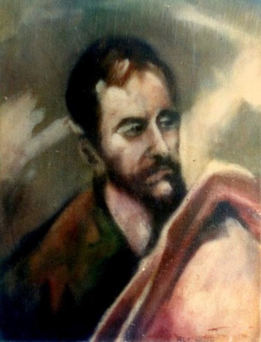 Peinture intitulée "SANTIAGO EL MENOR (…" par Alexander Leal Cid, Œuvre d'art originale, Huile