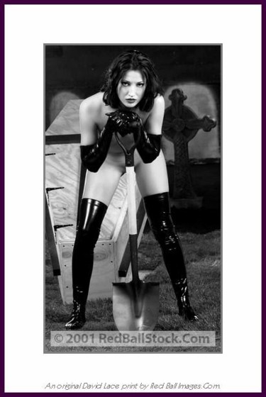 Ayla With Shovel Photography titled "Ayla With Shovel" by David Lace, Original Artwork