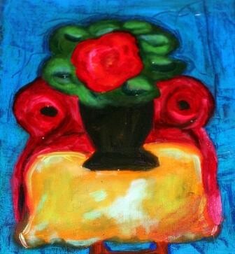 Painting titled "STILL LIFE" by Paige Gallery, Original Artwork, Oil