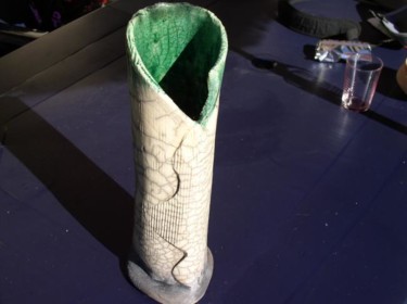 Design getiteld "Vase Raku1" door Johnluca, Origineel Kunstwerk, Accessoires