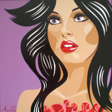 Peinture intitulée "BabyDoll" par Ann'Soco, Œuvre d'art originale