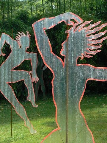 Sculpture intitulée "55 ombres à Journan…" par Pascal Borgo, Œuvre d'art originale
