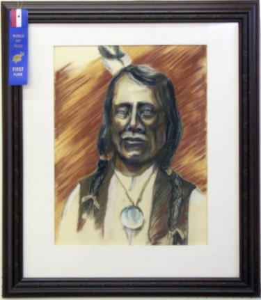 Red Cloud Painting titled "Red Cloud" by Robert C Maize, Original Artwork, Oil
