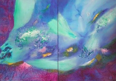 제목이 "PROFONDEURS"인 미술작품 Anval로, 원작, 기름