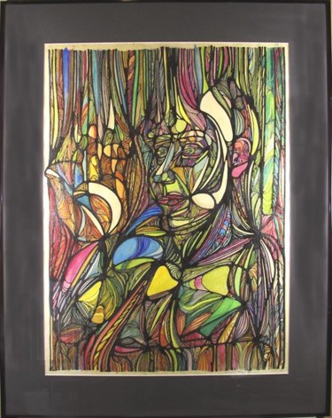 REFLECTIONS OF KAFKA Painting titled "REFLECTIONS OF KAFKA" by Robert C Maize, Original Artwork