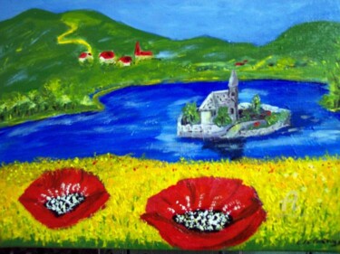 Painting titled "46-" by Crilamb, Original Artwork