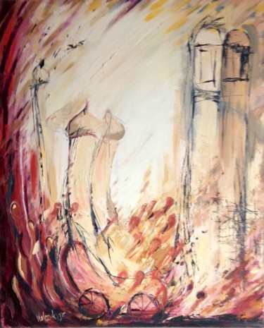 Painting titled "333" by Marzena Walczuk, Original Artwork