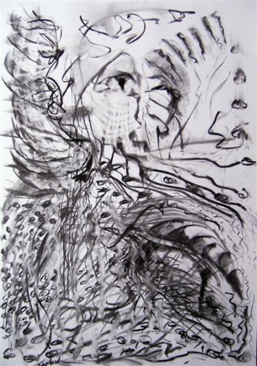 图画 标题为“Watcher” 由Antoon Diepstraten, 原创艺术品